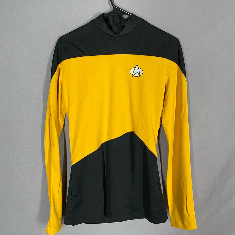 Rubie’s Star Trek TNG engineering costume uniform shirt